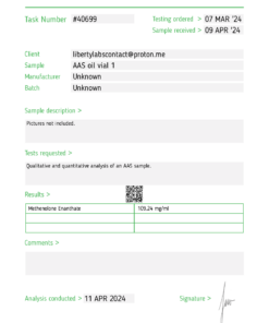 Methenolone Enanthate 100mg
